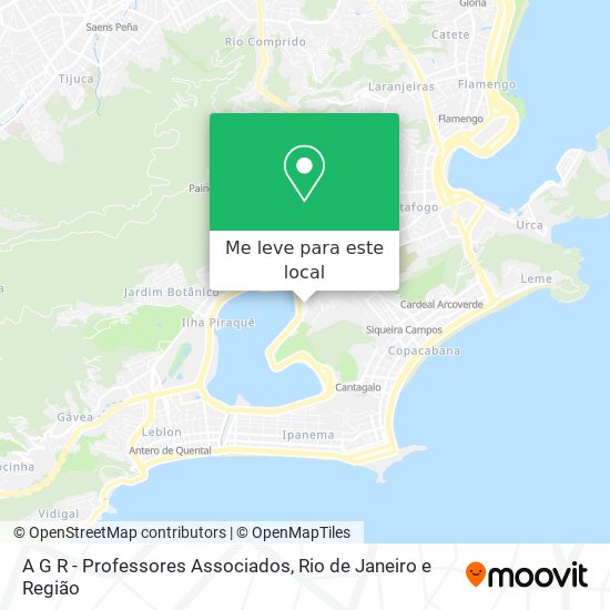 A G R - Professores Associados mapa