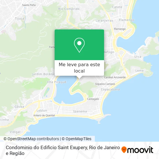 Condominio do Edificio Saint Exupery mapa