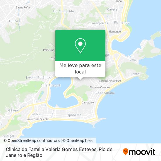 Clinica da Família Valéria Gomes Esteves mapa