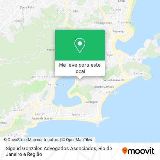Sigaud Gonzales Advogados Associados mapa