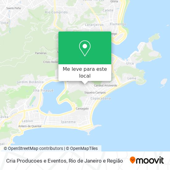 Cria Producoes e Eventos mapa