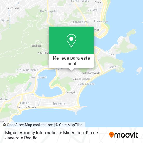 Miguel Armony Informatica e Mineracao mapa