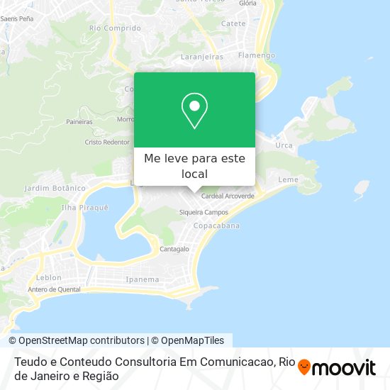 Teudo e Conteudo Consultoria Em Comunicacao mapa