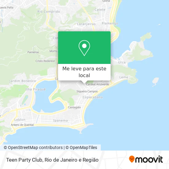 Teen Party Club mapa