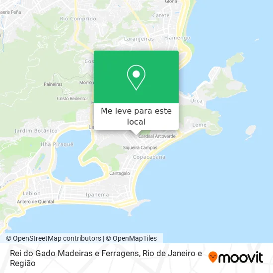 Rei do Gado Madeiras e Ferragens mapa