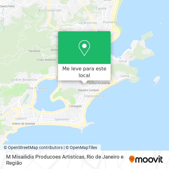 M Misailidis Producoes Artisticas mapa