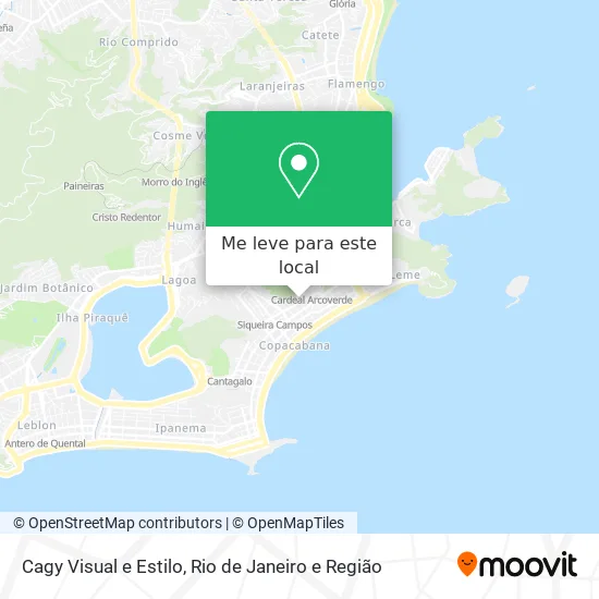 Cagy Visual e Estilo mapa