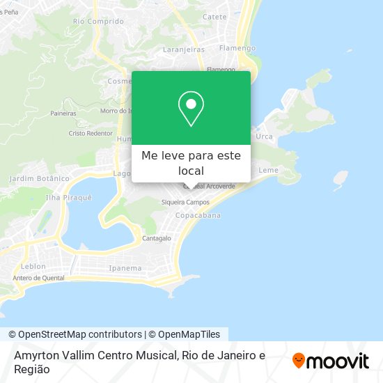 Amyrton Vallim Centro Musical mapa