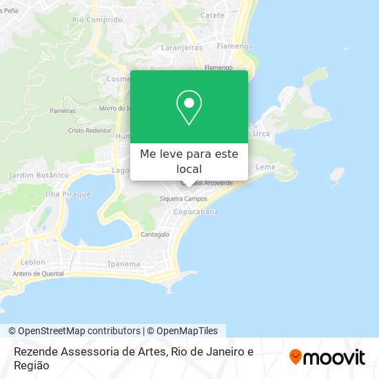 Rezende Assessoria de Artes mapa