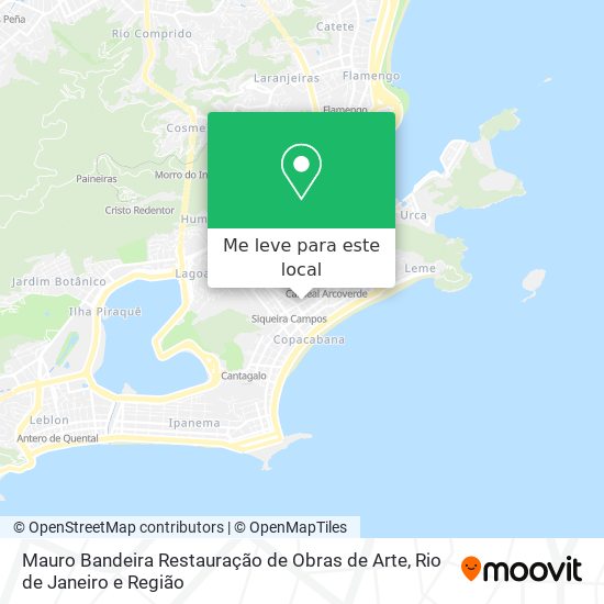 Mauro Bandeira Restauração de Obras de Arte mapa