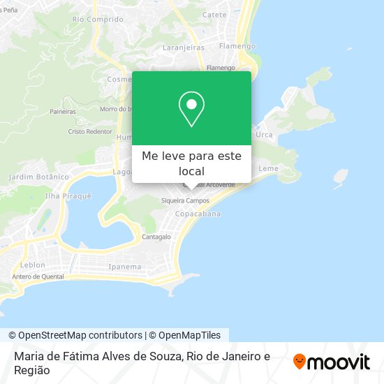 Maria de Fátima Alves de Souza mapa
