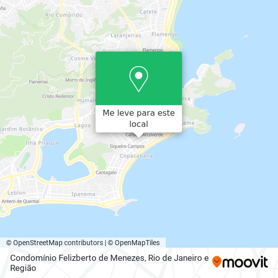 Condomínio Felizberto de Menezes mapa