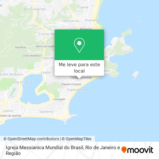 Igreja Messianica Mundial do Brasil mapa