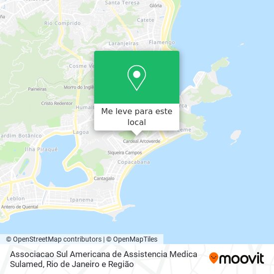 Associacao Sul Americana de Assistencia Medica Sulamed mapa