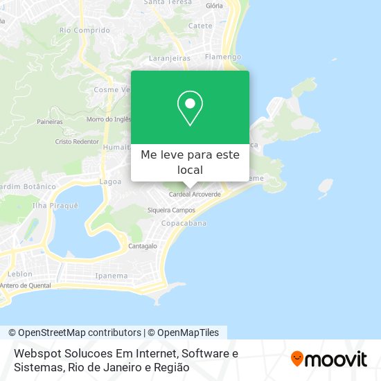Webspot Solucoes Em Internet, Software e Sistemas mapa