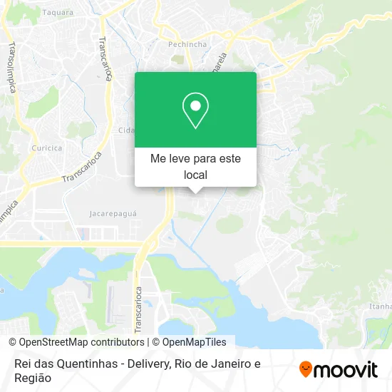 Rei das Quentinhas - Delivery mapa