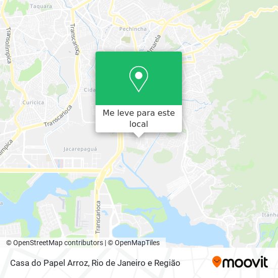 Casa do Papel Arroz mapa