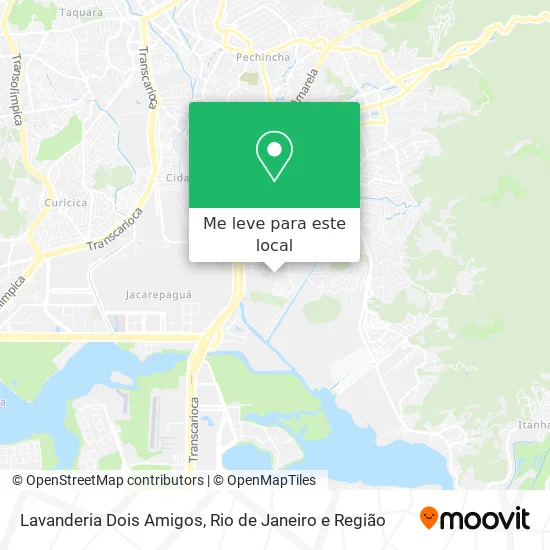 Lavanderia Dois Amigos mapa