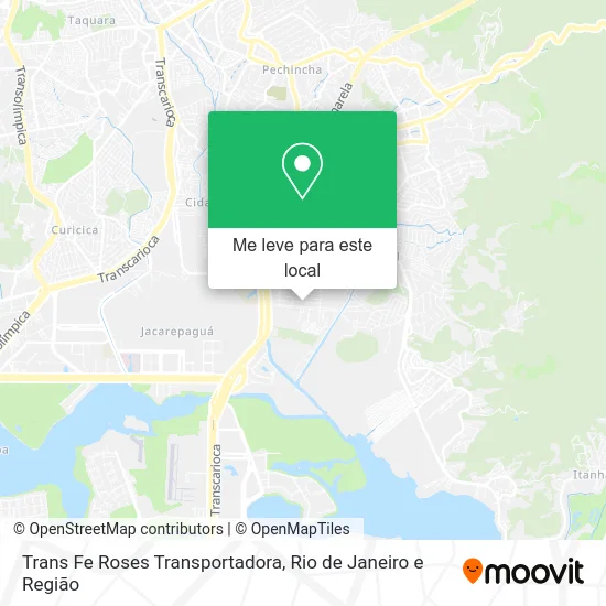 Trans Fe Roses Transportadora mapa