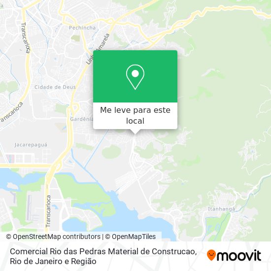 Comercial Rio das Pedras Material de Construcao mapa