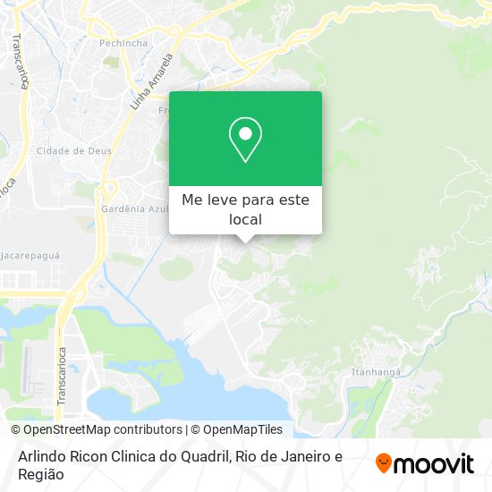 Arlindo Ricon Clinica do Quadril mapa