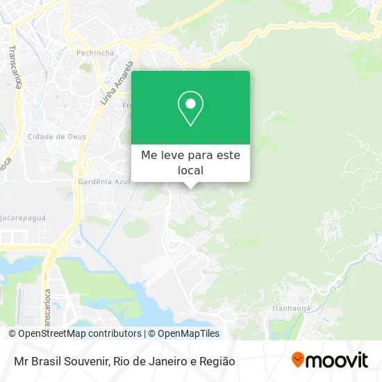 Mr Brasil Souvenir mapa