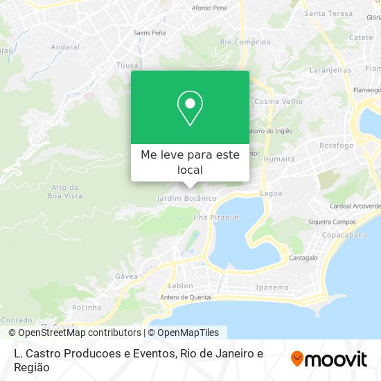 L. Castro Producoes e Eventos mapa