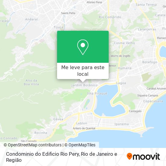 Condominio do Edificio Rio Pery mapa