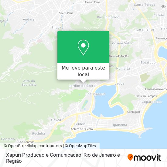 Xapuri Producao e Comunicacao mapa