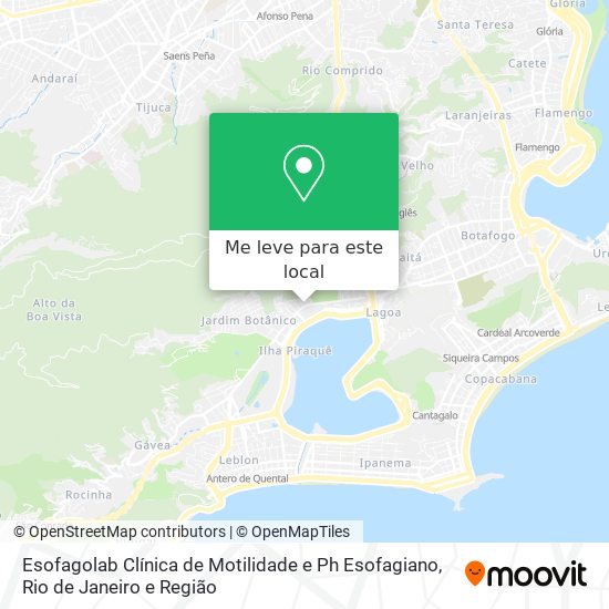 Esofagolab Clínica de Motilidade e Ph Esofagiano mapa