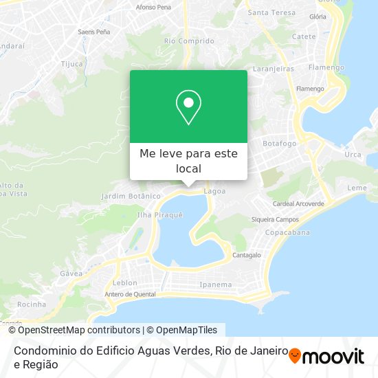Condominio do Edificio Aguas Verdes mapa