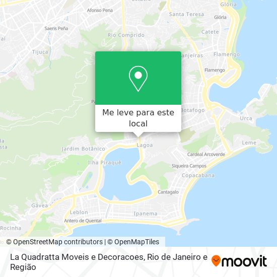 La Quadratta Moveis e Decoracoes mapa