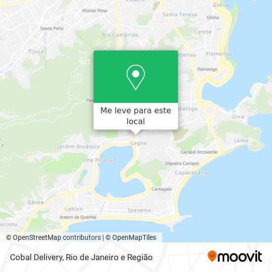 Cobal Delivery mapa