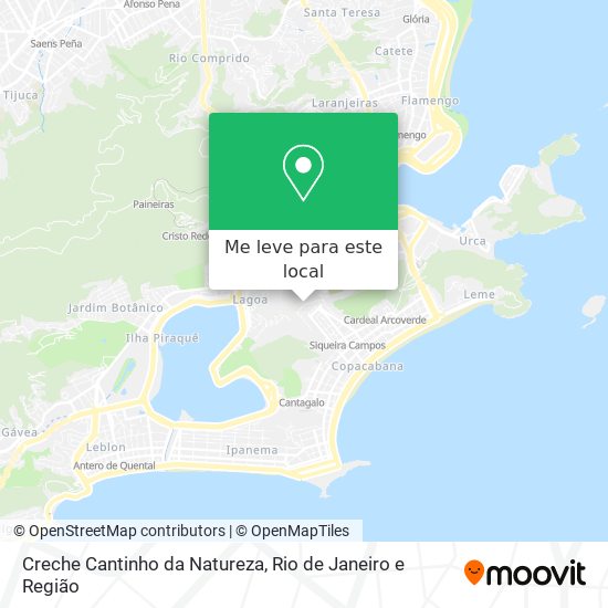 Creche Cantinho da Natureza mapa