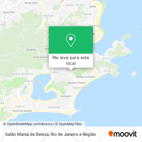 Salão Mania de Beleza mapa