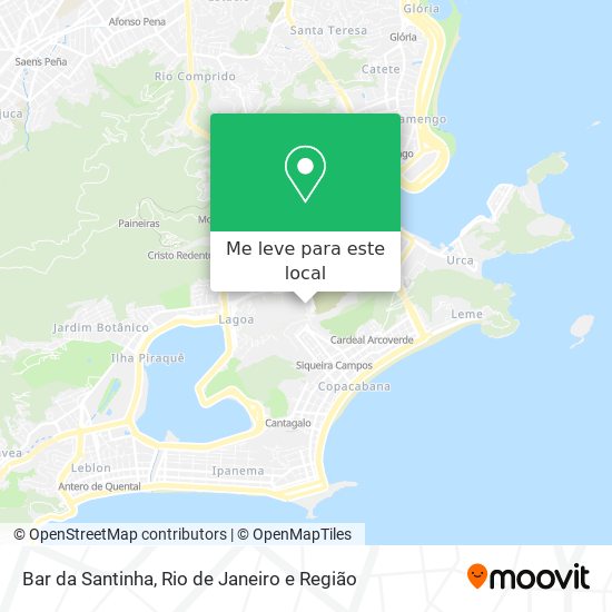 Bar da Santinha mapa