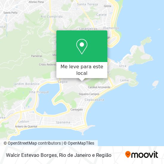 Walcir Estevao Borges mapa