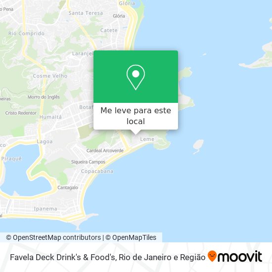 Favela Deck Drink's & Food's mapa