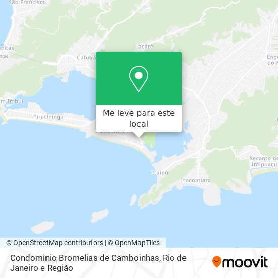 Condominio Bromelias de Camboinhas mapa