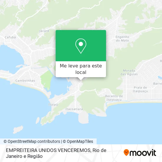 EMPREITEIRA UNIDOS VENCEREMOS mapa