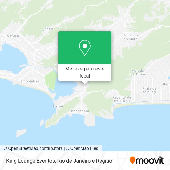 King Lounge Eventos mapa