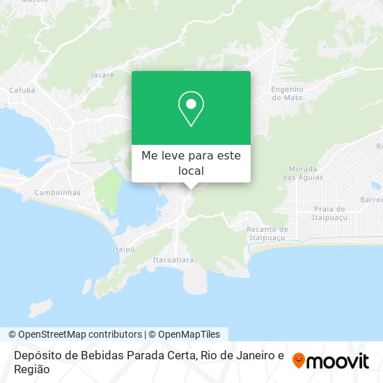 Depósito de Bebidas Parada Certa mapa