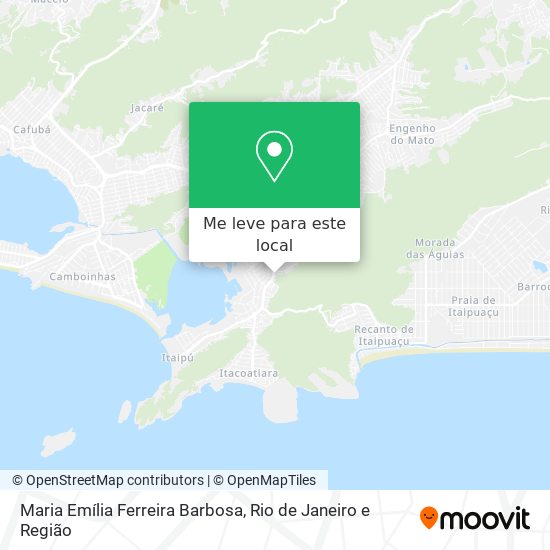 Maria Emília Ferreira Barbosa mapa