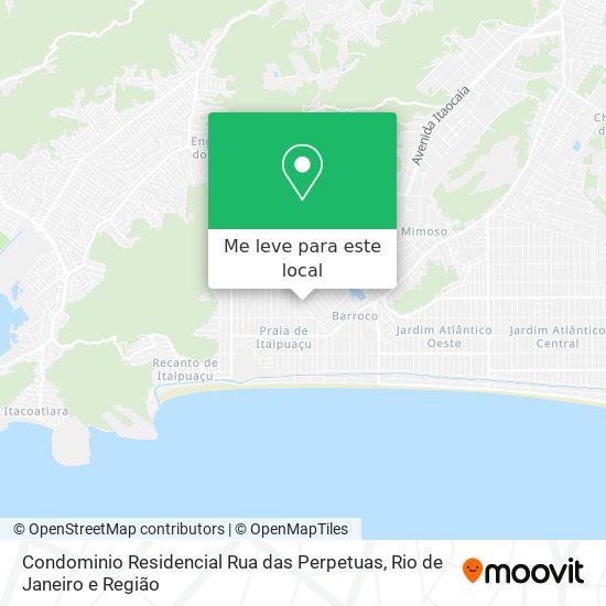 Condominio Residencial Rua das Perpetuas mapa