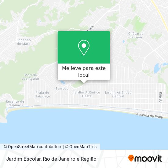 Jardim Escolar mapa