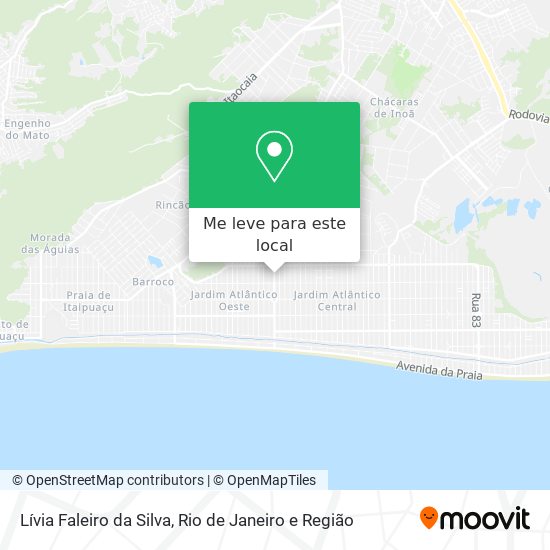 Lívia Faleiro da Silva mapa