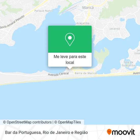 Bar da Portuguesa mapa