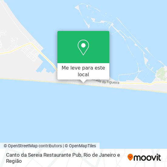 Canto da Sereia Restaurante Pub mapa