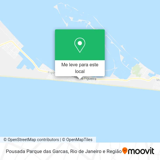 Pousada Parque das Garcas mapa