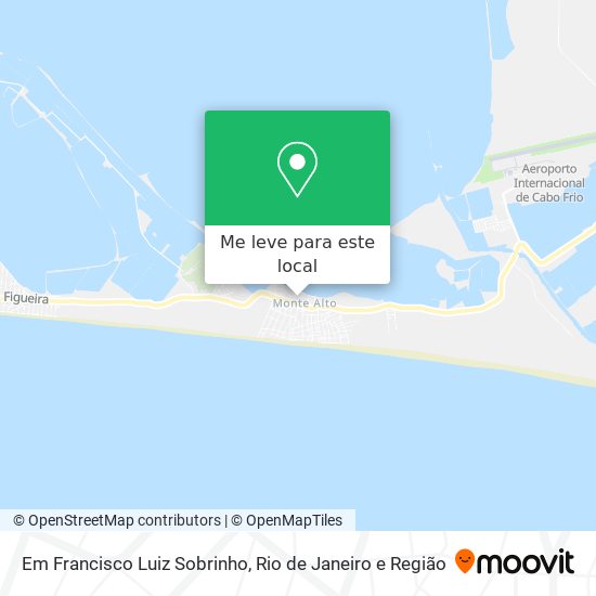Em Francisco Luiz Sobrinho mapa